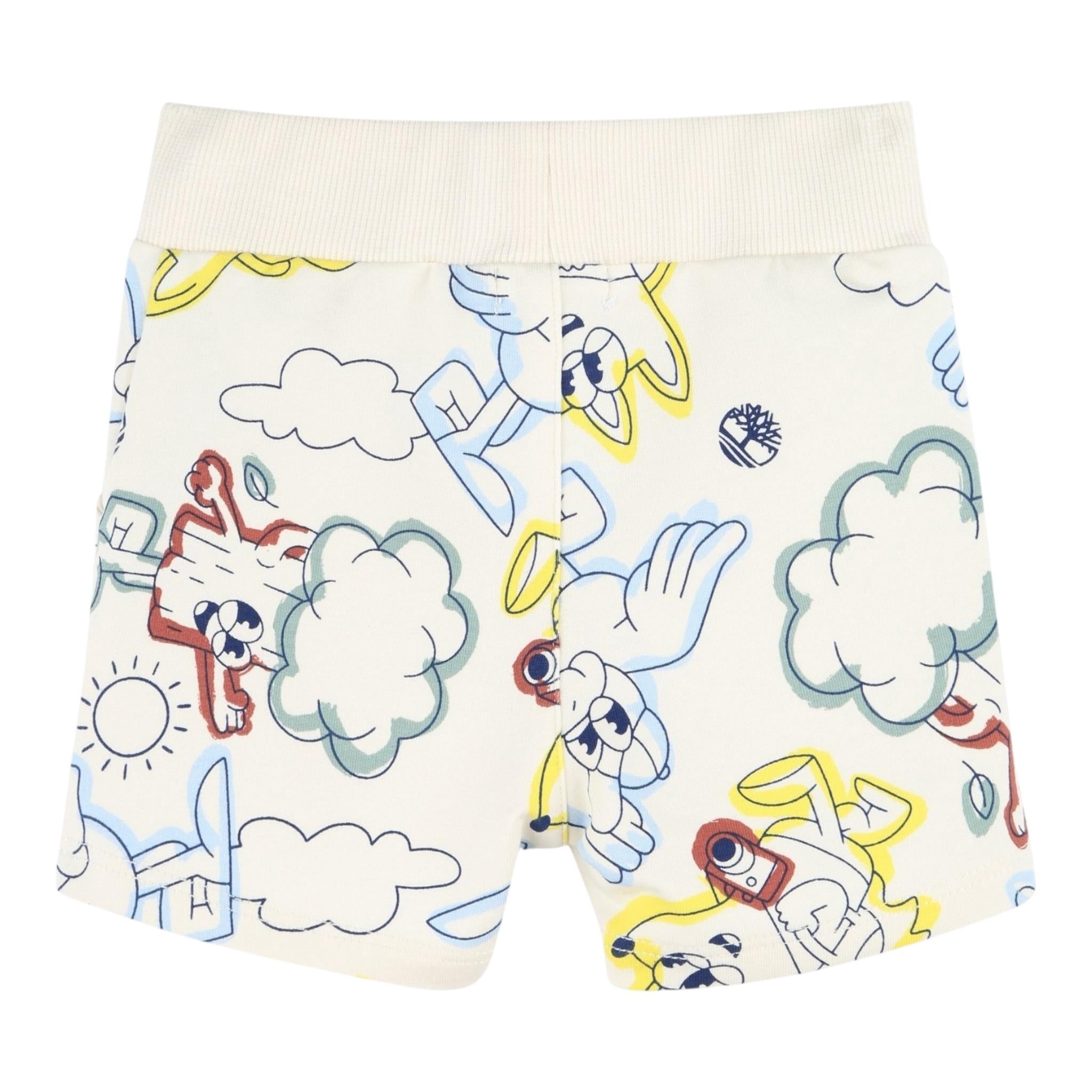 Timberland Bermuda Titna Unita con Stampe per Neonato T60393 PANNA TIMBERLAND 