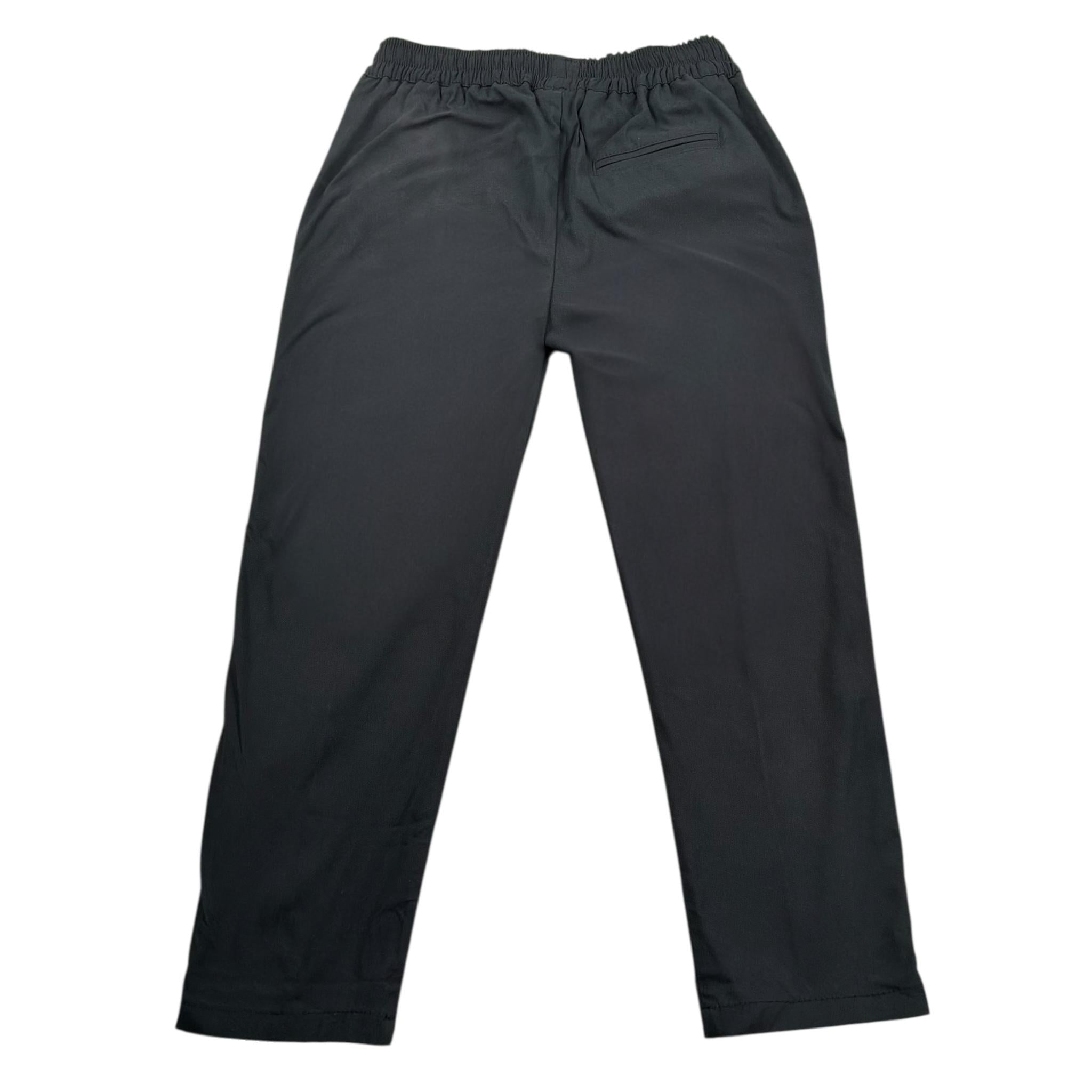 Daniele Alessandrini Pantalone Tinta Unita con Elastico In Vita per Bambino 1235P00016 NERO DANIELE ALESSANDRINI 