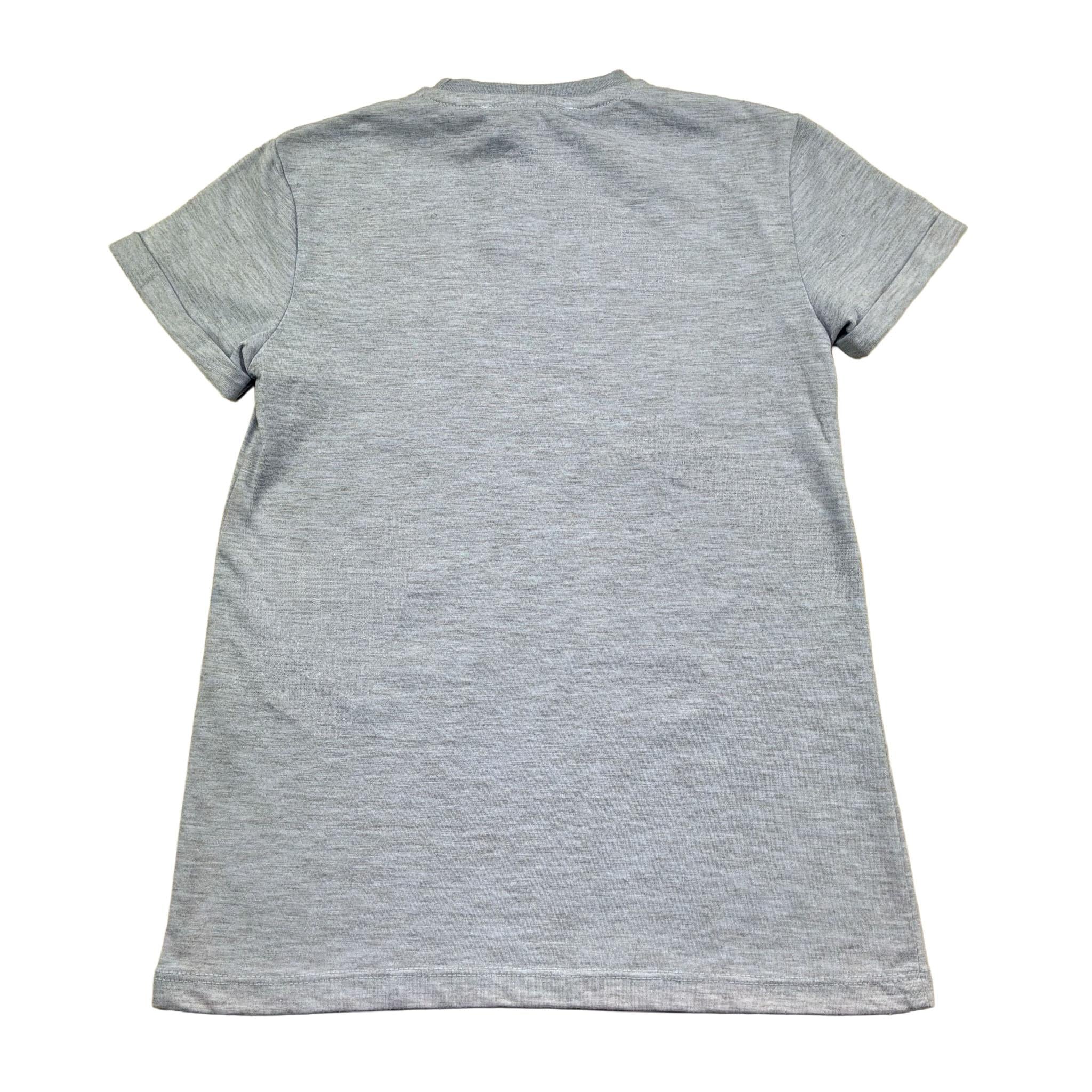 Trussardi T-Shirt Girocollo Tinta Unita con Logo per Bambino TGP26033TS AZZURRO TRUSSARDI 