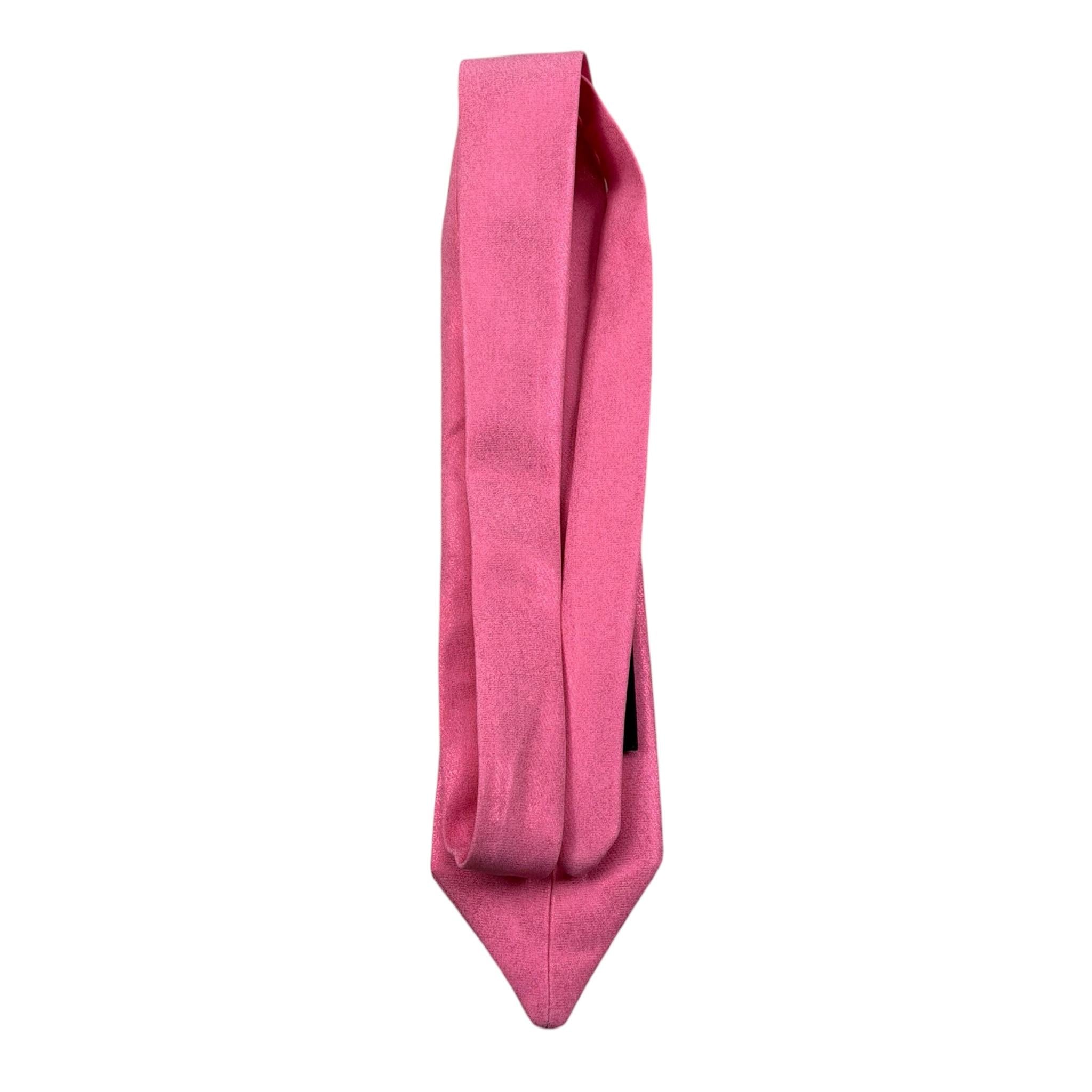 Marc Ellis Cravatta Tinta Unita con Logo per Bambina JMJAC01178X ROSA MARC ELLIS 