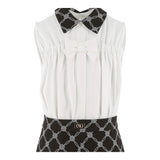 Elisabetta Franchi Tuta Giromanica Bicolore per Bambina EFTA100XX BIANCO/NERO ELISABETTA FRANCHI 