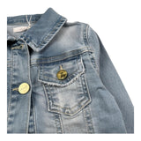 M+E' Giubbino In Denim Tinta Unita per Neonata UE1690N AZZURRO M+E' 