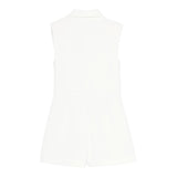 Monnalisa Tutina Tinta Unita Giromanica per Bambina 41E200 BIANCO MONNALISA 