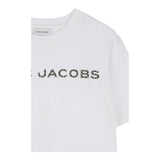 Marc Jacobs T-Shirt Girocollo Tinta Unita con Stampa per Neonata W60463 BIANCO MARC JACOBS 