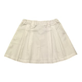 Aspesi Gonna Tinta Unita con Girovita Regolabile per Bambina S25014GN6058 BIANCO ASPESI 