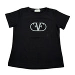 Fun & Fun T-Shirt Girocollo Tinta Unita con Stampa per Bambina FNCBTS14037 NERO FUN & FUN 