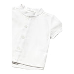Mayoral Camicia Tinta Unita Mezza Manica per Neonato 1101 BIANCO MAYORAL 