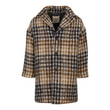 DOU DOU cappotto stampa fantaisa quadri Beige per Bambino DV2P80 BEIGE DOU DOU 