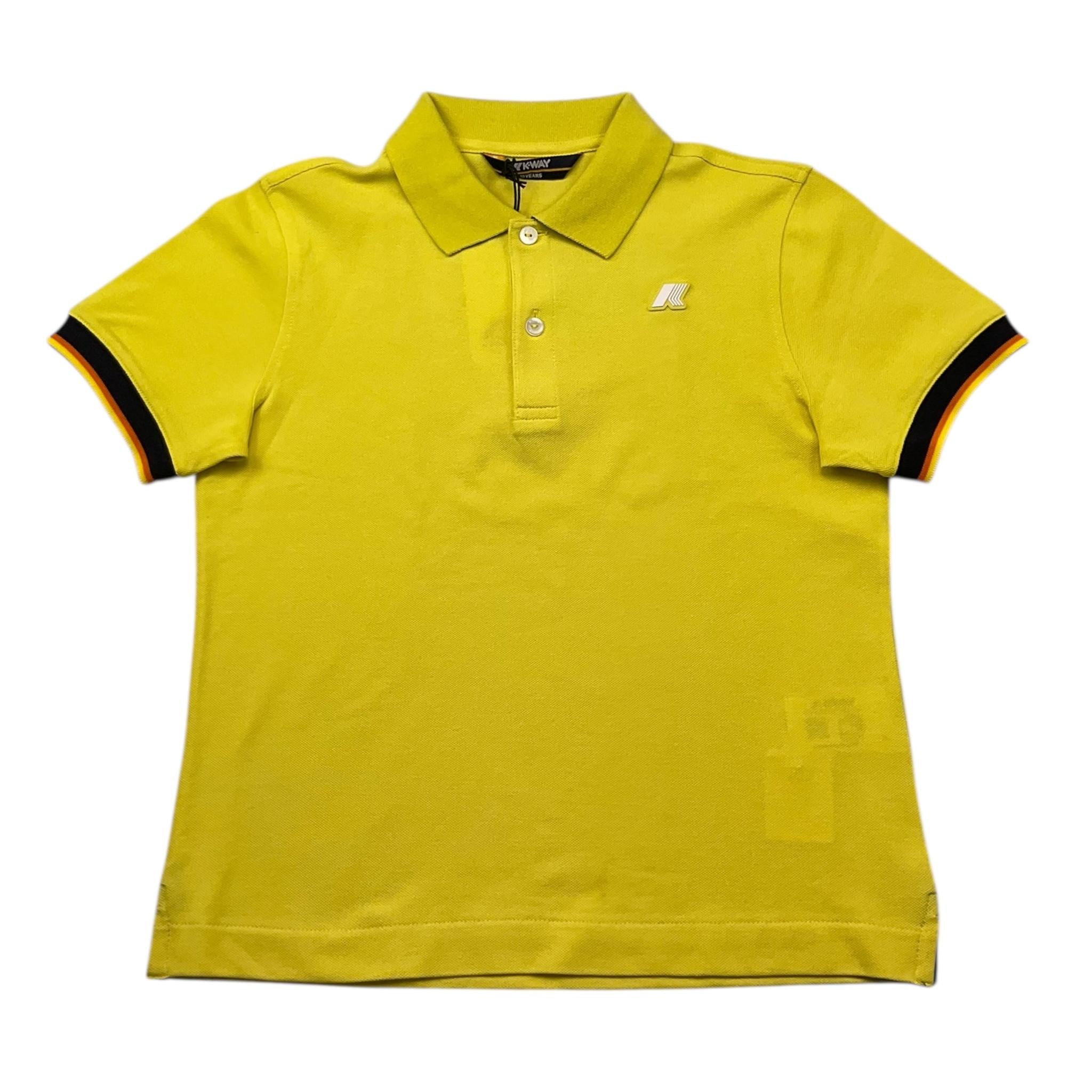 K-Way Polo Mezza Manica Tinta Unita per Bambino K6126LW GIALLO K-WAY 