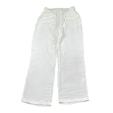 Kaos Pantalone Tinta Unita con Elastico In Vita per Bambina KS201 BIANCO KAOS 