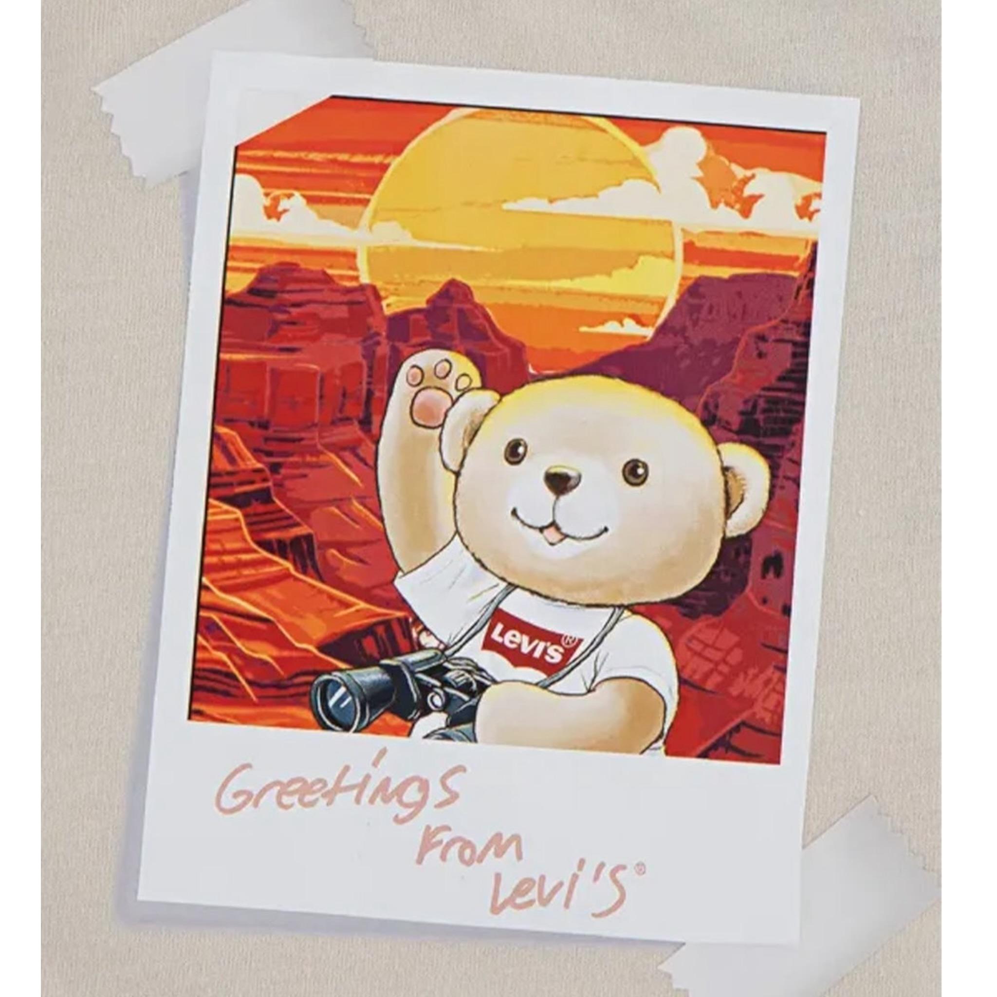 Levi'S Completo 2 Pezzi T-Shirt-Bermuda per Bambino 6EM343X BEIGE LEVI'S 