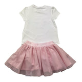 Guess Completo 2 Pezzi T-Shirt-Gonna Bicolore per Neonata A4RG21K6YW0 BIANCO/ROSA GUESS 