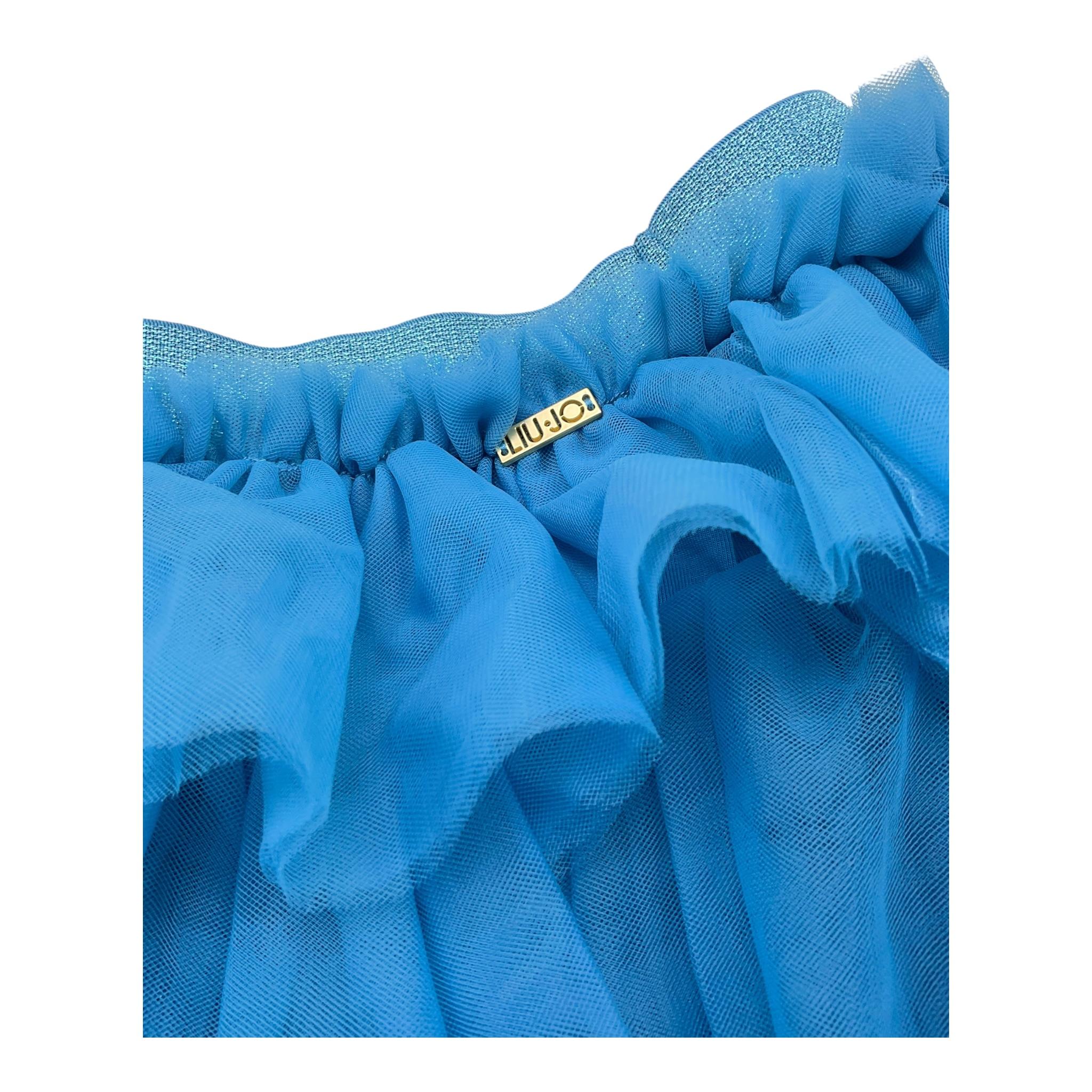 LIU JO gonna tinta unita in tulle Verde petrolio per Neonata KF4047J9239 VERDE PETROLIO LIU JO 