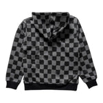 Sprayground Felpa Chiusa con Cappuccio Bicolore per Bambino SPY1151GREY NERO SPRAYGROUND 