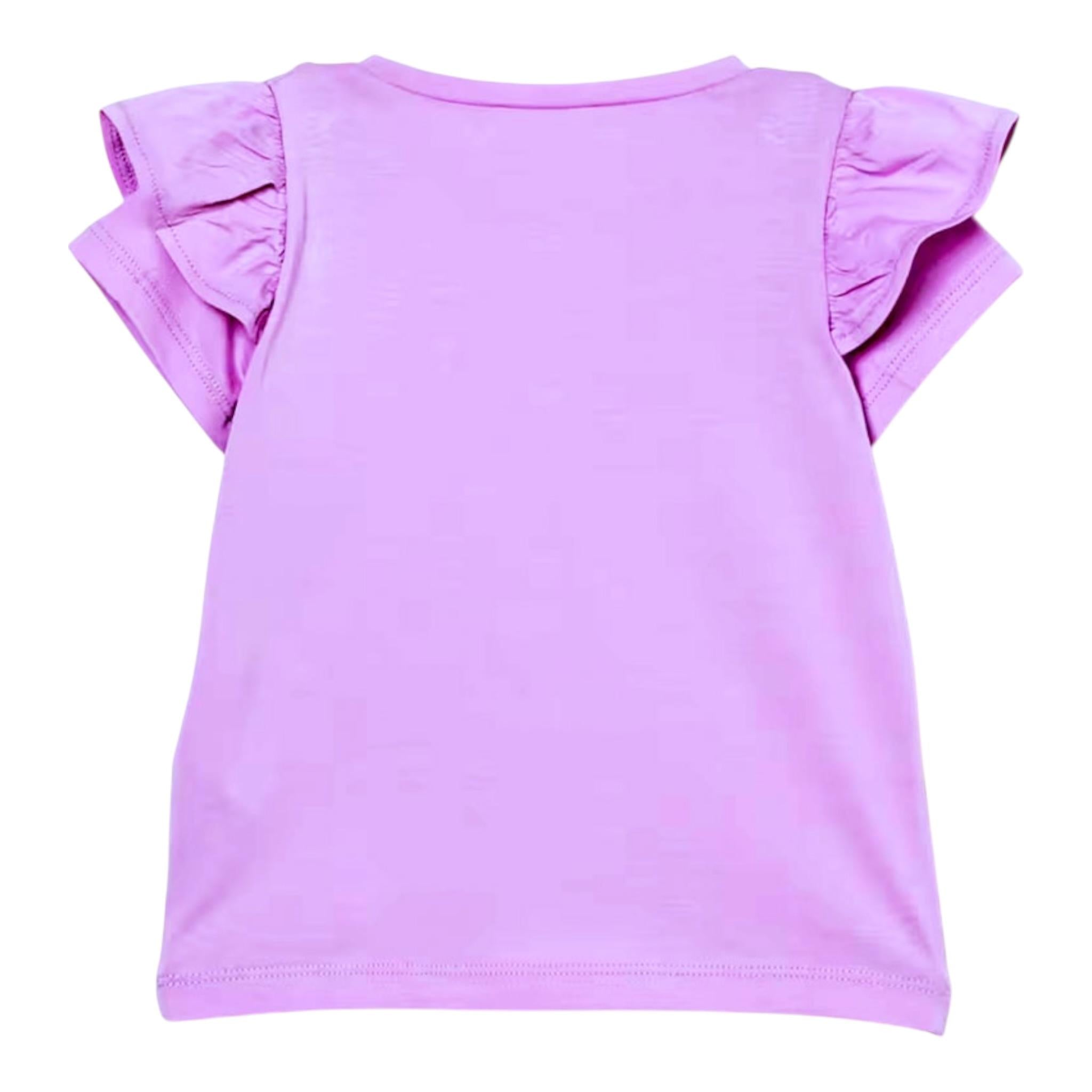 Liu Jo T-Shirt Tinta Unita con Brillantini per Bambina KA5092XXX LILLA LIU JO 