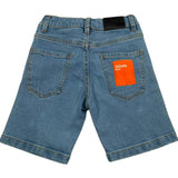 Trussardi Bermuda In Denim Tinta Unita con Logo per Bambino TBP26092BE AZZURRO TRUSSARDI 