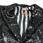 Aniye By Girl Giacca Paillettata tinta unita Nero per Bambina 032464 NERO ANIYE BY GIRL 