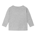 STELLA McCARTNEY shirt girocollo tinta unita con stampa in contrasto Grigio per Neonata TV8080 GRIGIO STELLA McCARTNEY 