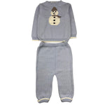 BEBE' DI ALMY completo 2 pezzi maglia-pantalone tinta unita Azzurro per Neonato 2P66 AZZURRO BEBE' DI ALMY 