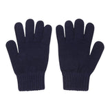 BillIEBLUSH guanti tinta unita con pailettes Blu per Bambina U20593 BLU BillIEBLUSH 