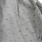 Petit Indi Abito Tinta Unita A Bretelle per Neonata SS25BK651 GRIGIO PETIT INDI 