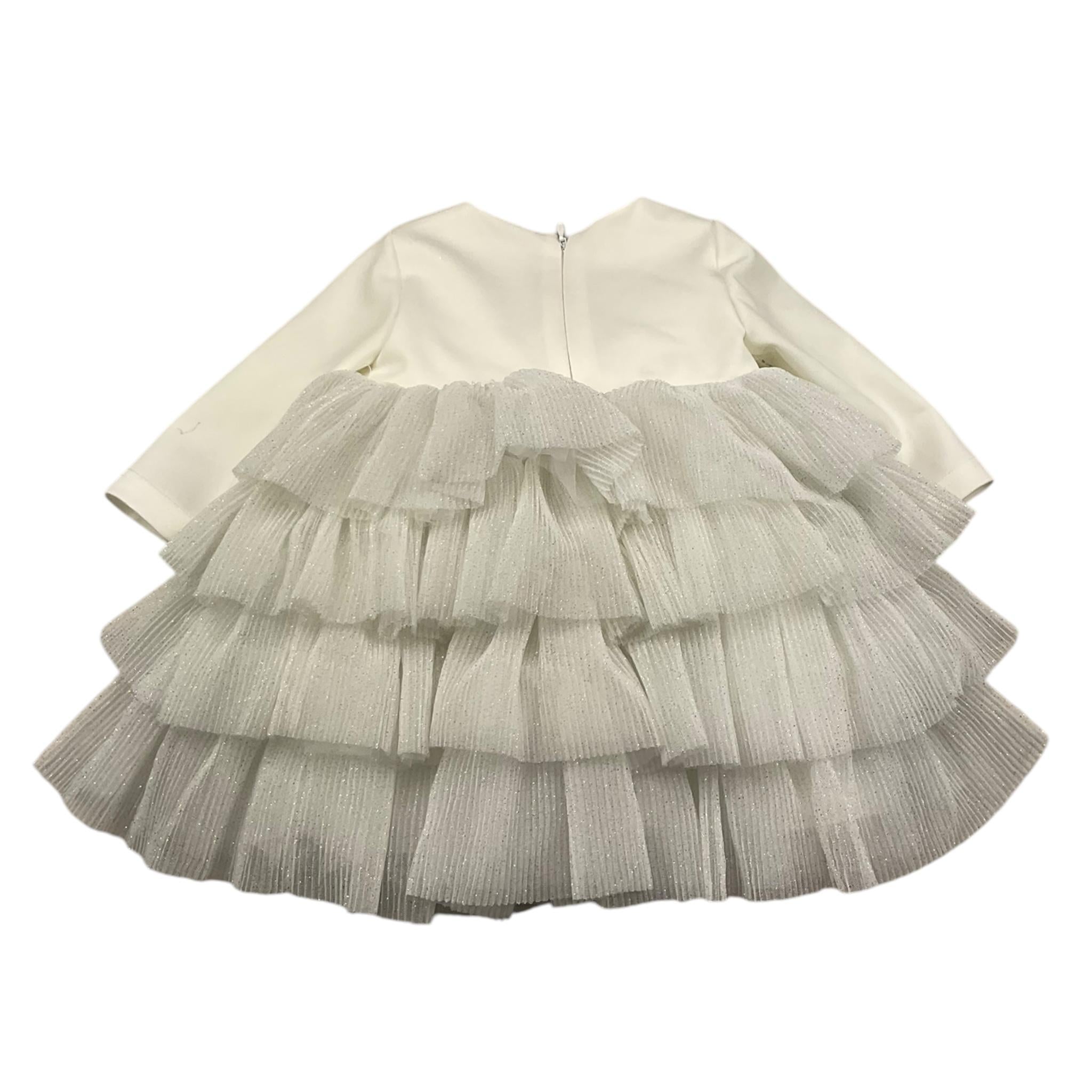 LE BEBE' abito manica lunga tinta unita Panna per Neonata LBG6172 PANNA LE BEBE' 