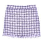 Monnalisa Gonna Tinta Unita con Microfantasia per Neonata 11C706N LILLA MONNALISA 