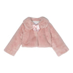 MONNALISA pelliccia tinta unita Rosa per Neonata 73B100 ROSA MONNALISA 