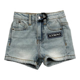 Iceberg Bermuda In Denim Tinta Unita con Girovita Regolabile per Neonato BMICE5100BXX AZZURRO ICEBERG 