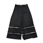 Alice Pi Pantalone Tinta Unita Modello A Palazzo per Bambina 2417 NERO ALICE PI 