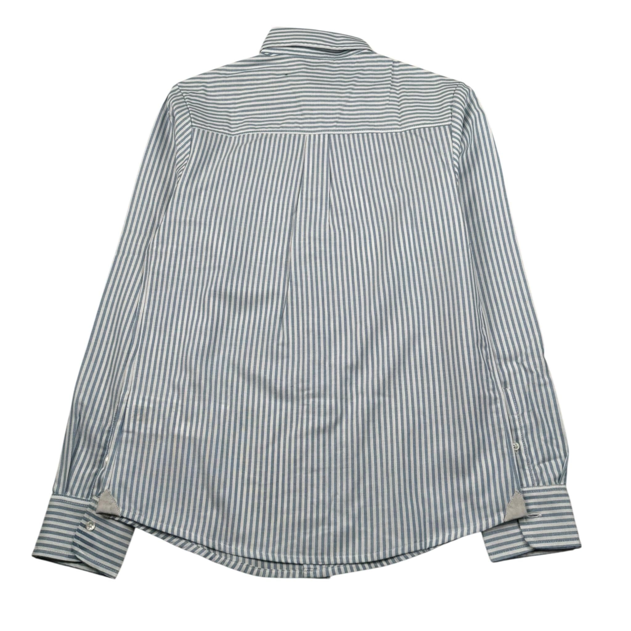 Eleventy Camicia Manica Lunga Fantasia A Righe per Bambino EW5P40X BIANCO/AZZURRO ELEVENTY 