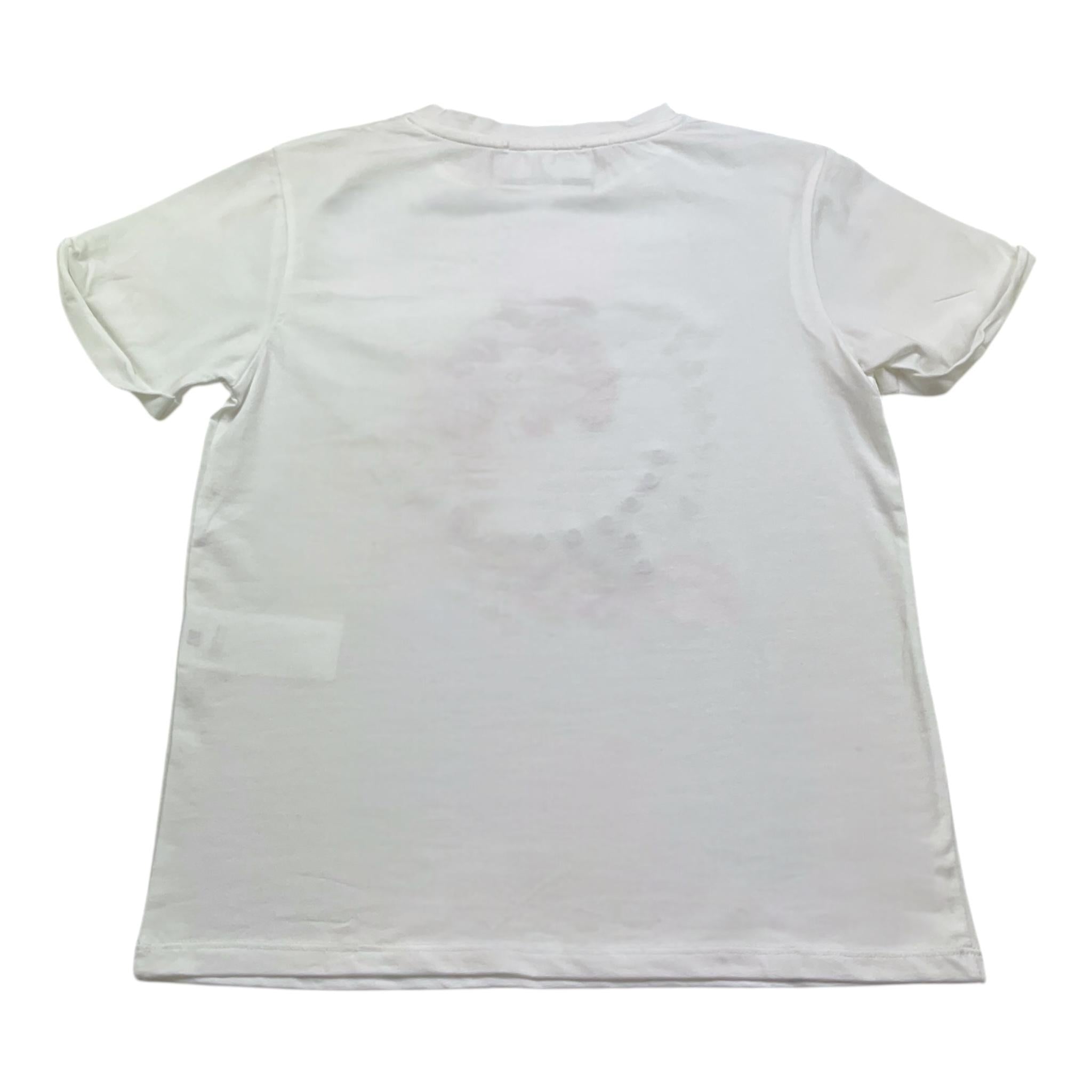 So Twee By Miss Grant T-Shirt Girocollo Tinta Unita con Brillantini per Bambina ST0071 BIANCO SO TWEE BY MISS GRANT 