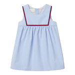 Gucci Abito Giromanica Fantasia A Righe per Neonata 813539 BIANCO/AZZURRO GUCCI 