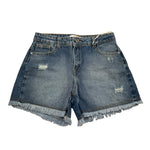 Kocca Short In Denim Tinta Unita con Strappiblu per Bambina MUMRIK BLU Kocca 