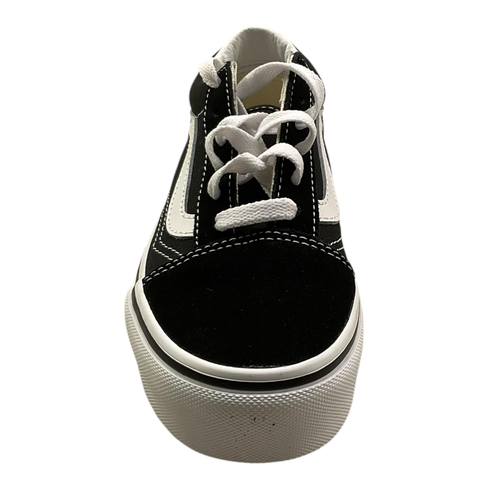 VANS sneakers tinta unita con lacci Nero per Bambino VN000VHE6BT1 NERO VANS 