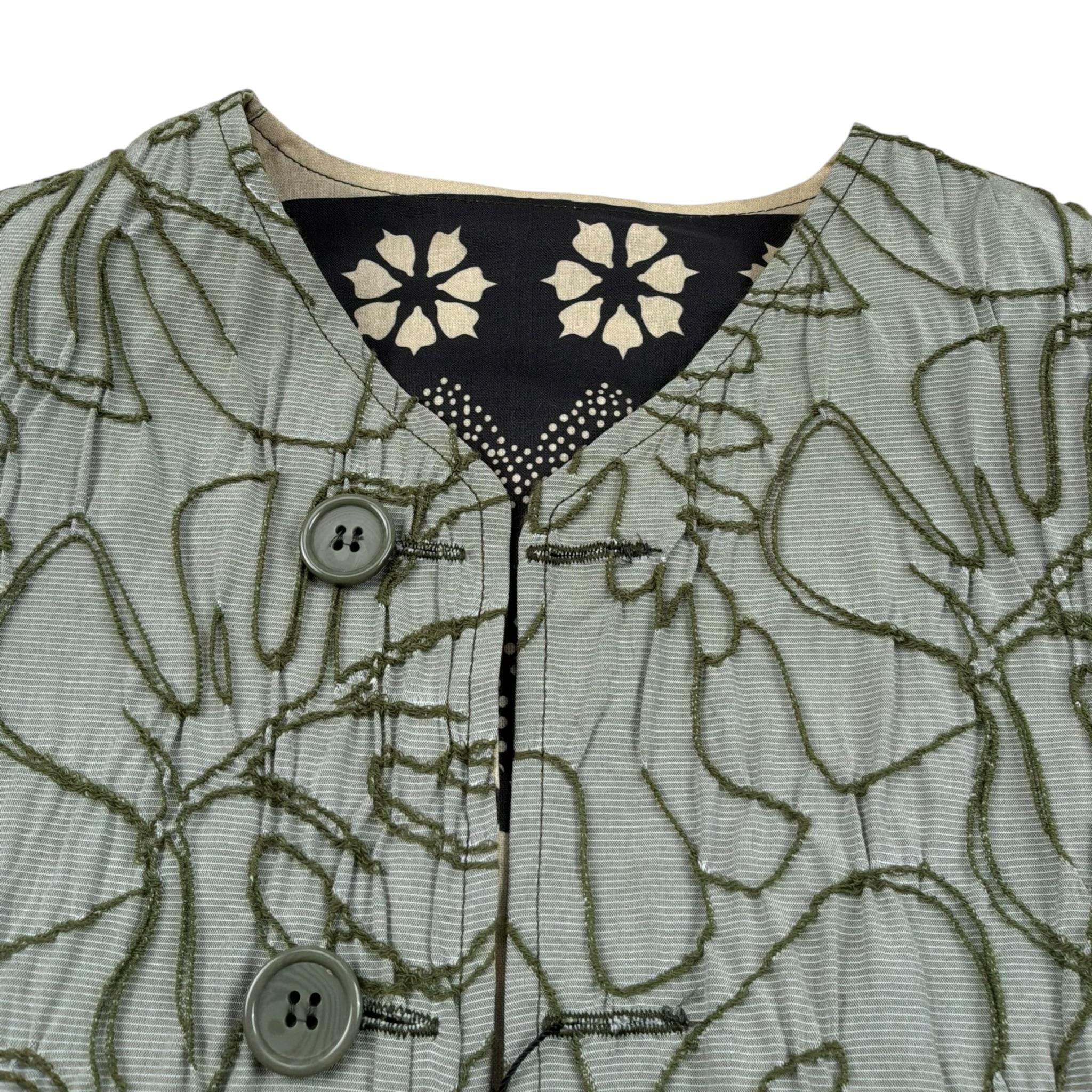 Mood_One Gilet Reversibile Stampa Fantasia per Bambino BGILETR VERDE MOOD_ONE 