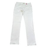 Kaos Pantalone Tinta Unita con Girovita Regolabile per Bambina KS186 BIANCO KAOS 