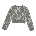 PINKO maglia tinta unita logata girovollo Grigio per Bambina F4PIJGJP019XX GRIGIO PINKO 