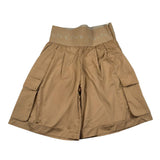 Manila Grace Short Tinta Unita con Elastico In Vita per Bambina MG2683 CAMMELLO MANILA GRACE 