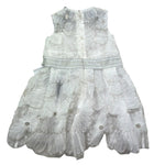 Trussardi Abito Giromanica Tinta Unita In Tulle per Neonata TIP26140VE BIANCO TRUSSARDI 