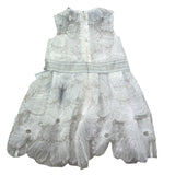 Trussardi Abito Giromanica Tinta Unita In Tulle per Neonata TIP26140VE BIANCO TRUSSARDI 