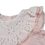 Babyvip Abito Giromanica Tinta Unita con Colletto per Neonata T1394 ROSA BABYVIP 