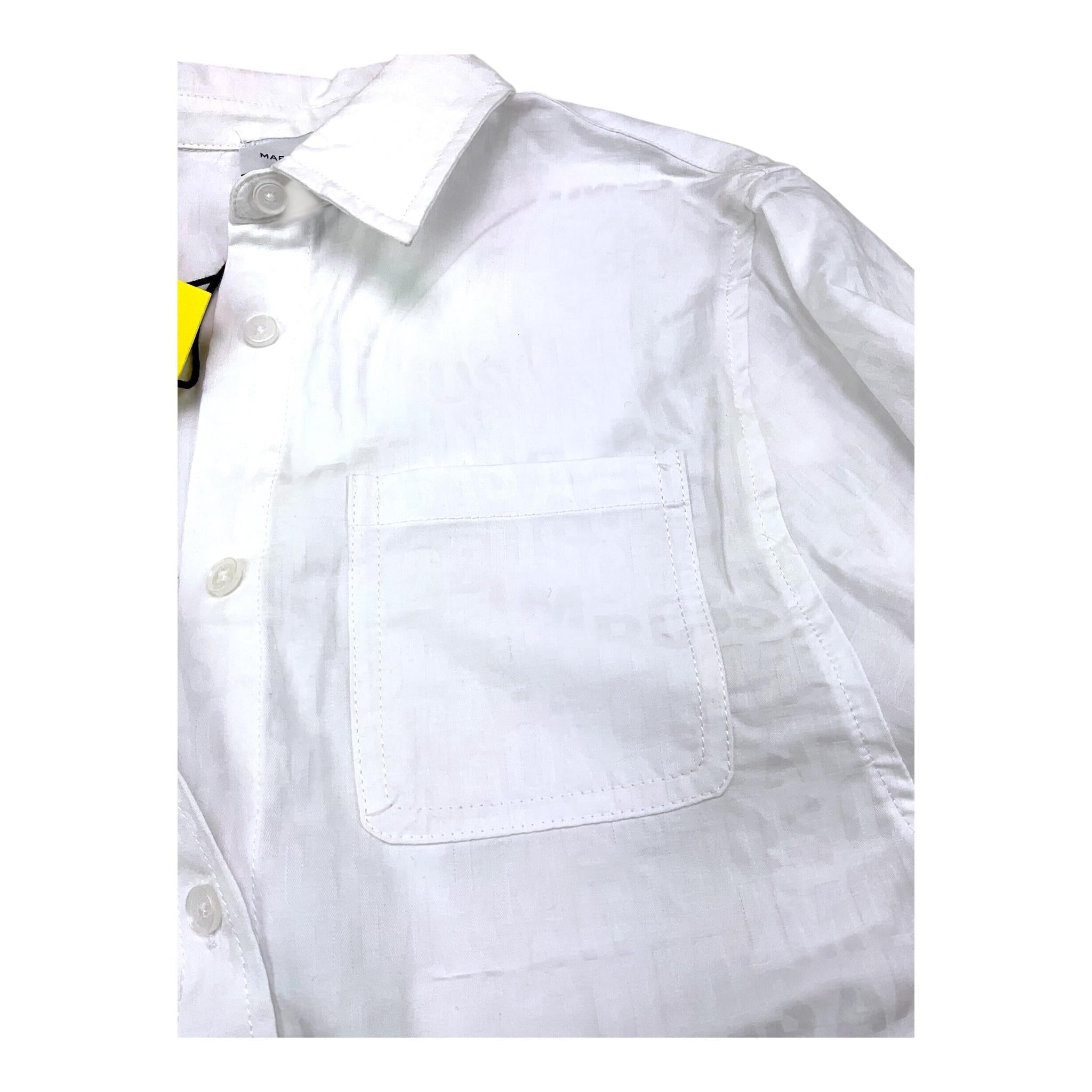 MARC JACOBS camicia manica lunga tinta unita Bianco per Bambina W60175 BIANCO MARC JACOBS 