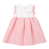 Il Gufo Abit Giromanica Bicolore Fantasia A Righe per Neonata P25VA331C1080 BIANCO/ROSA IL GUFO 