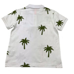 Sun68 Polo Mezza Manica Tinta Unita con Stampa per Bambino CPA35342 BIANCO SUN68 