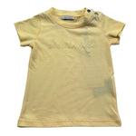 Trussardi T-Shirt Girocollo Tinta Unita con Logo per Neonato TIP26010TS GIALLO TRUSSARDI 