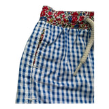 short fantasia a righe bicolore JOELL BIANCO/BLU SAINT BARTH 