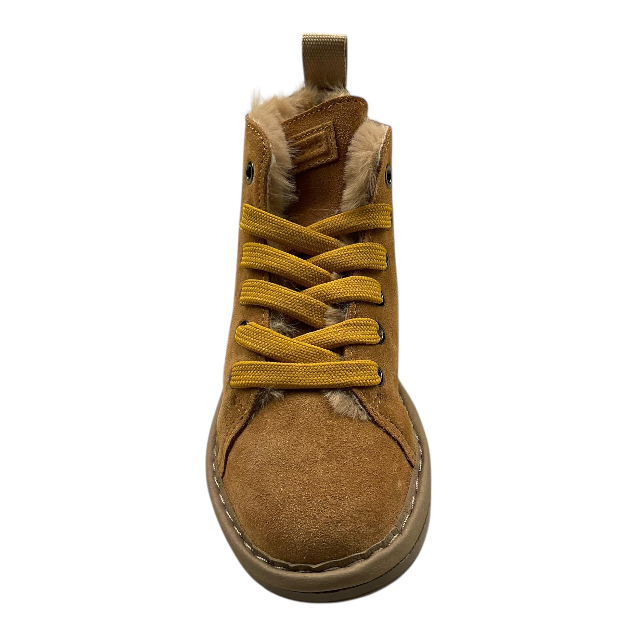 PANCHIC polacchine tinta unita con lacci in contrasto Cammello per Bambino P01K007 CAMMELLO PANCHIC 