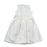 Simonetta Abito Cerimonia Tinta Unita Giromanica per Bambina 1K1332 BIANCO SIMONETTA 