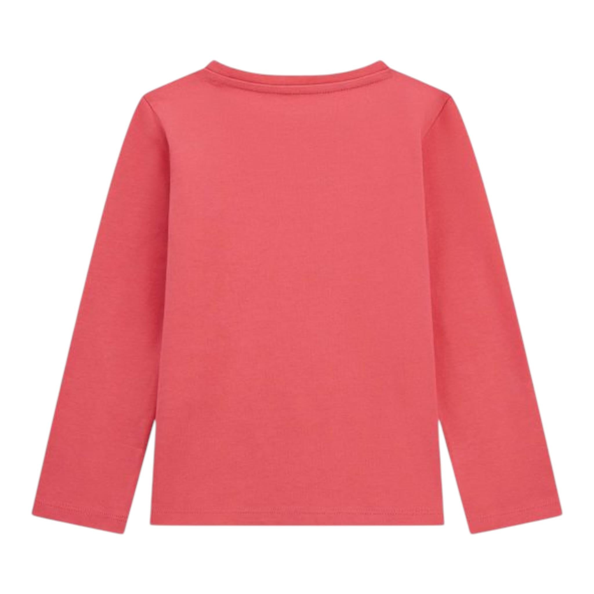 Guess Shirt Girocollo Tinta Unita con Logo per Neonata A5RI01K6YW4X ROSA GUESS 